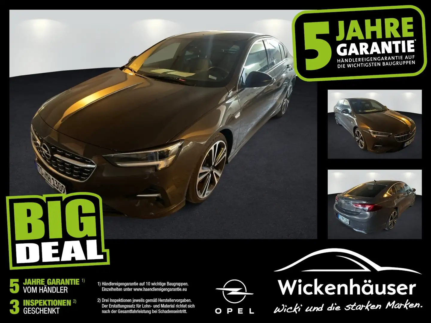 Opel Insignia GS Line Plus Leder Sitzklima Navi Kamera Braun - 1