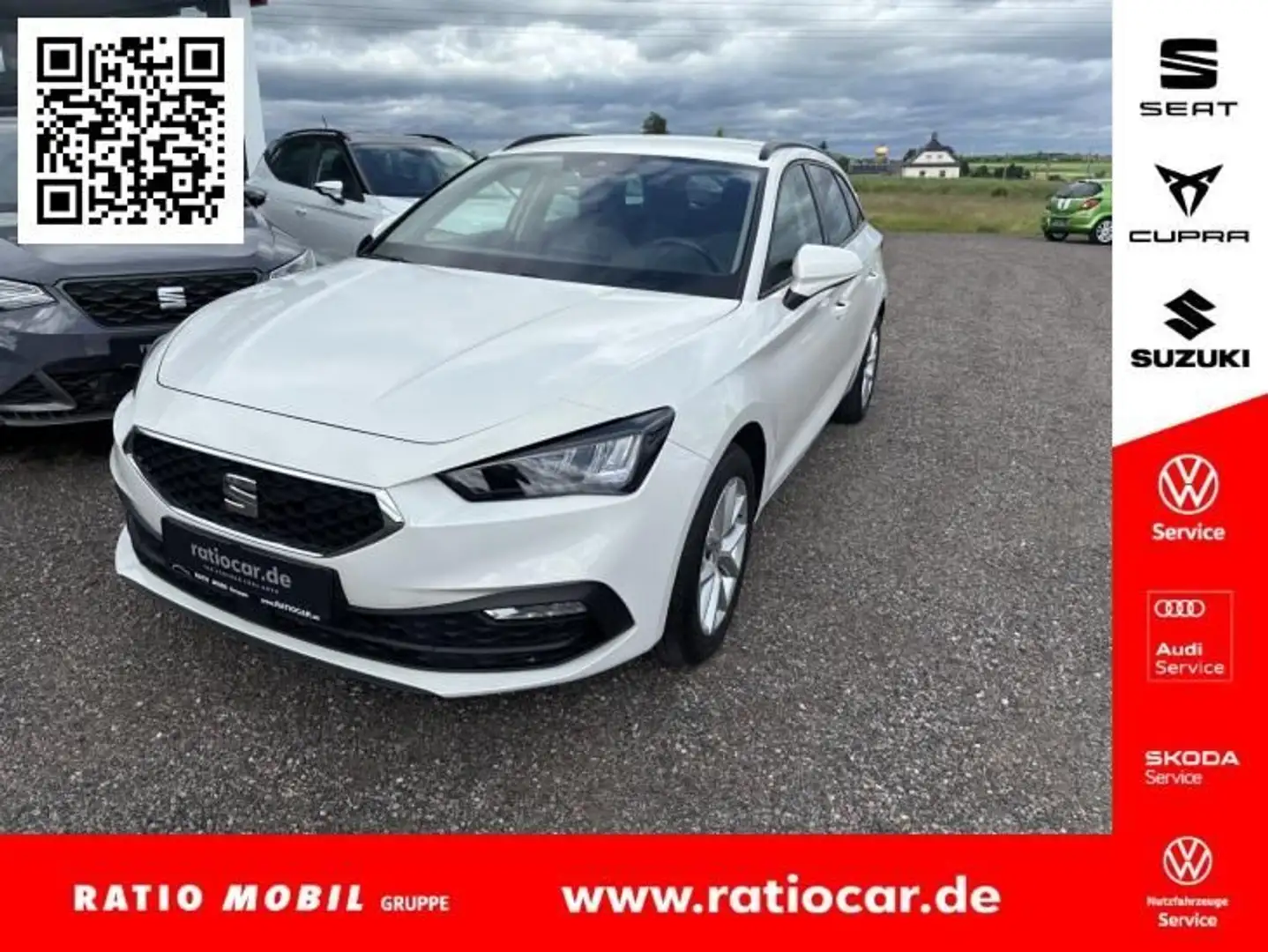 SEAT Leon LEON SPORTSTOURER STYLE 1.5 TSI ACT DAB+ SHZ EPH Weiß - 1
