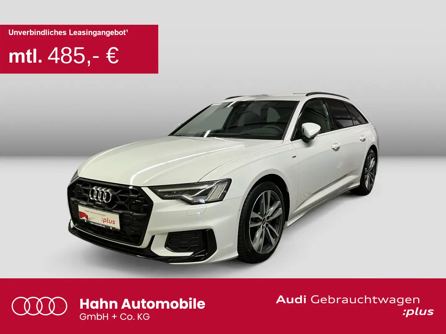 Audi A6 40 TDI S line AHK-Vor Matrix HUD ACC Rü Weiß - 1