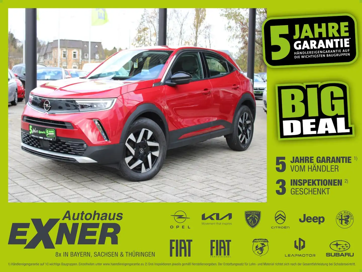 Opel Mokka 1.2 Turbo ELEGANCE LED+SHZ+Kam.+DAB Rojo - 1