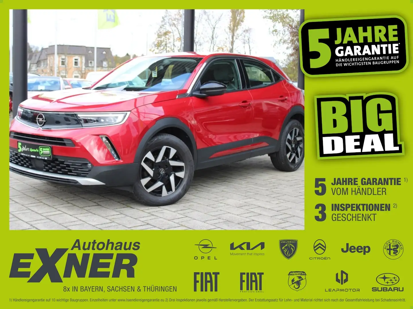Opel Mokka 1.2 Turbo ELEGANCE LED+SHZ+Kam.+DAB Rot - 1