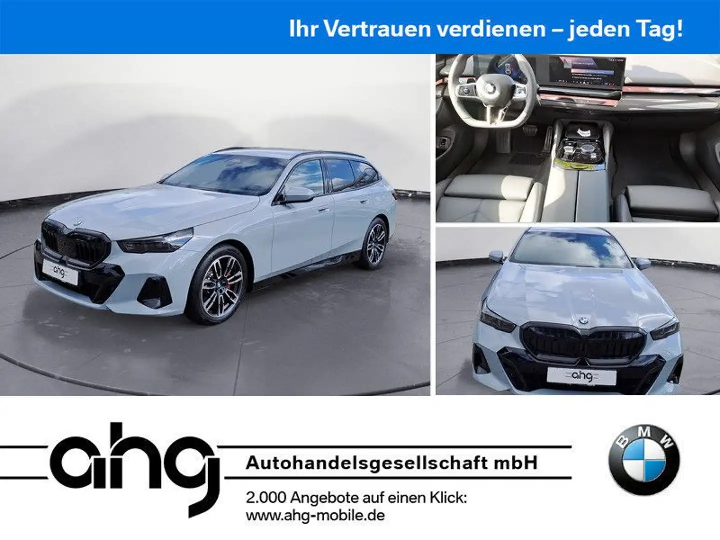 BMW 520 d xDrive Touring M Sportpaket AHK Lankradhzg. Grau - 1