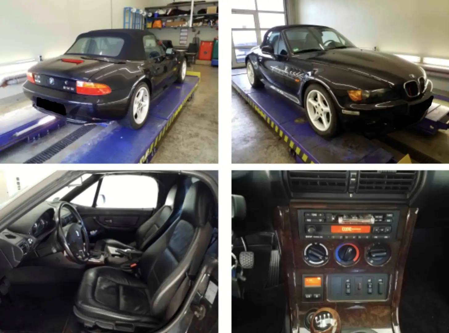 BMW Z3 Z3 Roadster 2.8 *BRD*u.frei*Original 56.800km* Schwarz - 2