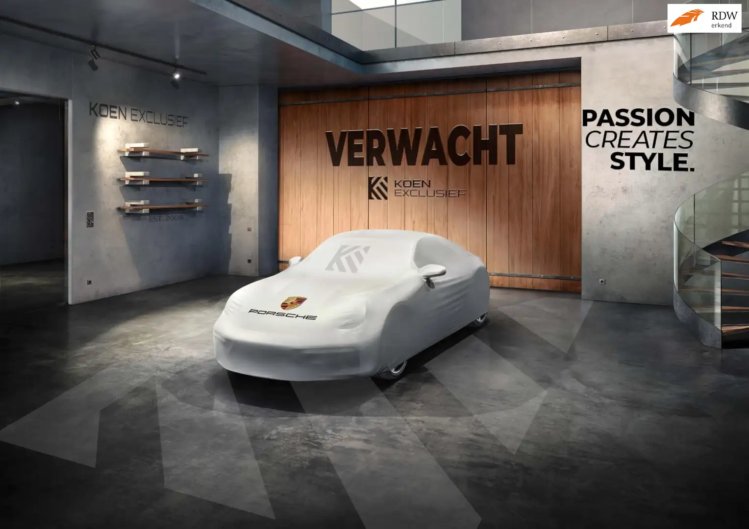 Porsche Boxster GTS 981 3.4 PDK Km stand 54928 Grijs - 1