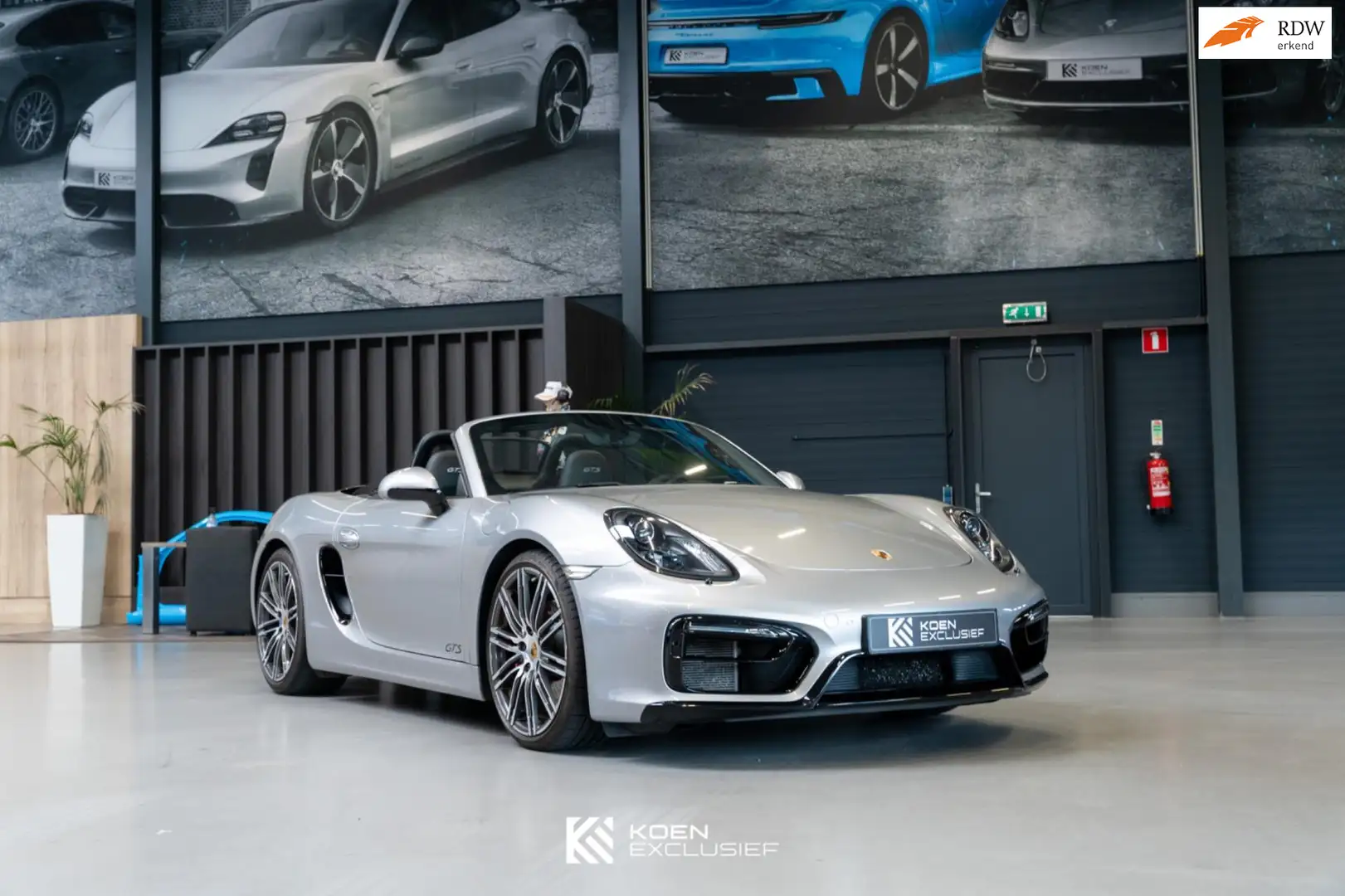 Porsche Boxster GTS 981 3.4 PDK Km stand 54928 Zilver - 1