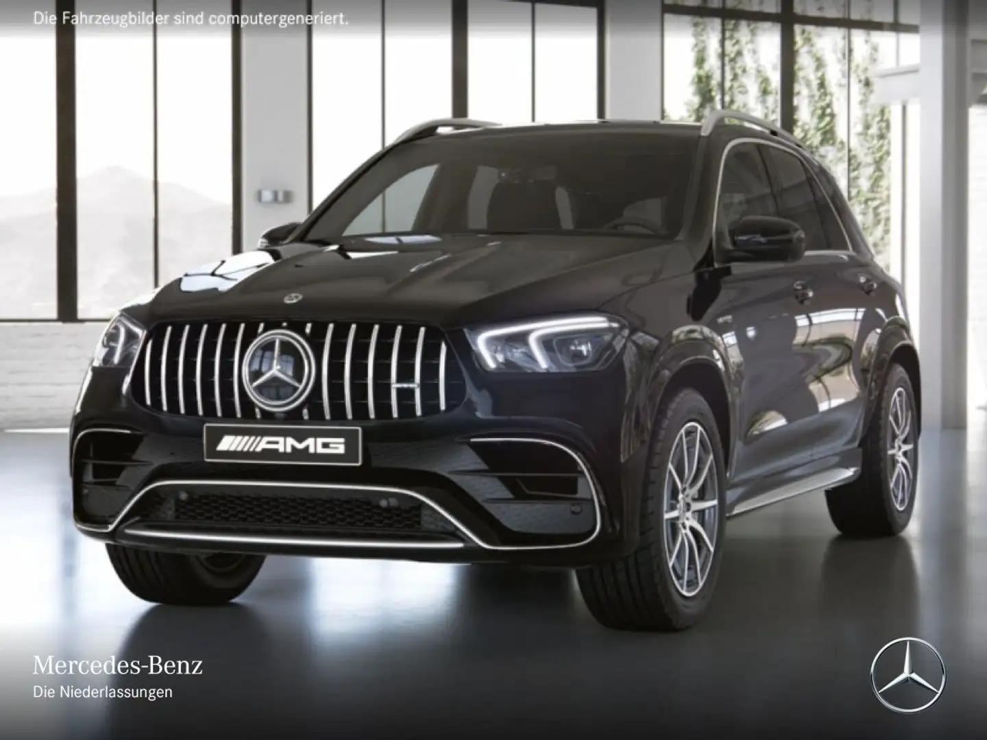 Mercedes-Benz GLE 63 AMG GLE 63 4M 360+AHK+MULTIBEAM+FAHRASS+20"+9G Schwarz - 2