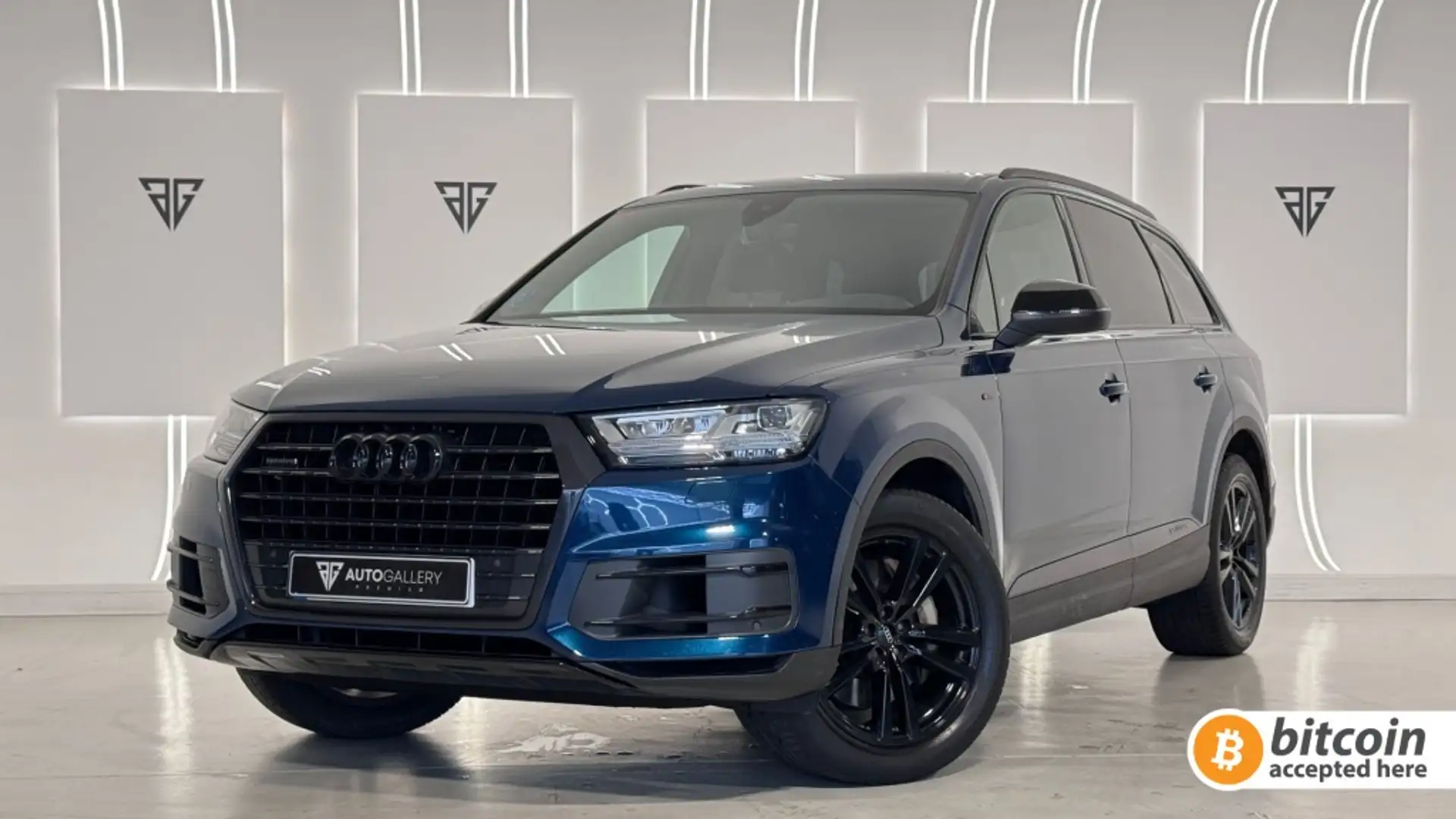 Audi Q7 45 TDI S line quattro Bleu - 1