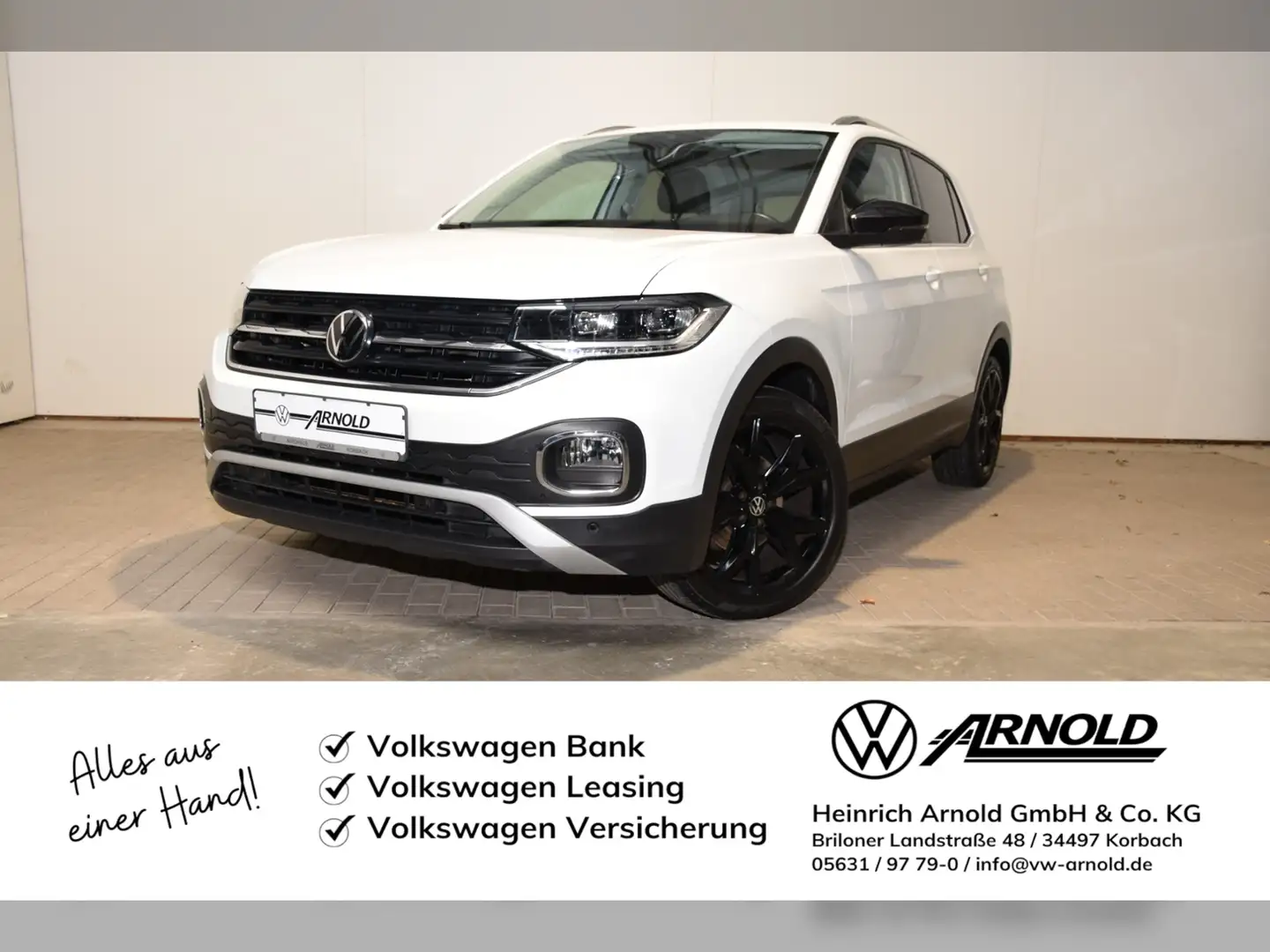 Volkswagen T-Cross TSI Style LED - Navi - RearView Wit - 1
