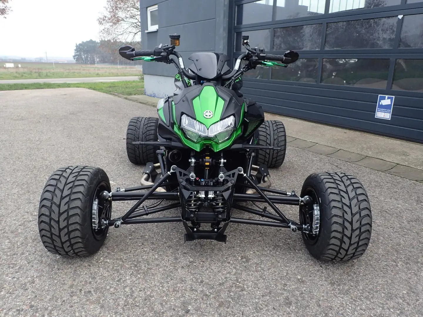 Kawasaki Exeet H2 Blackbull Hyper Quad 200PS Kompressor Yeşil - 2