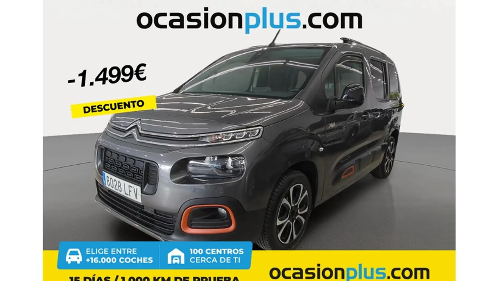 Citroen Berlingo Van BlueHDi S&S Talla M Isotermo 100 Gris - 1