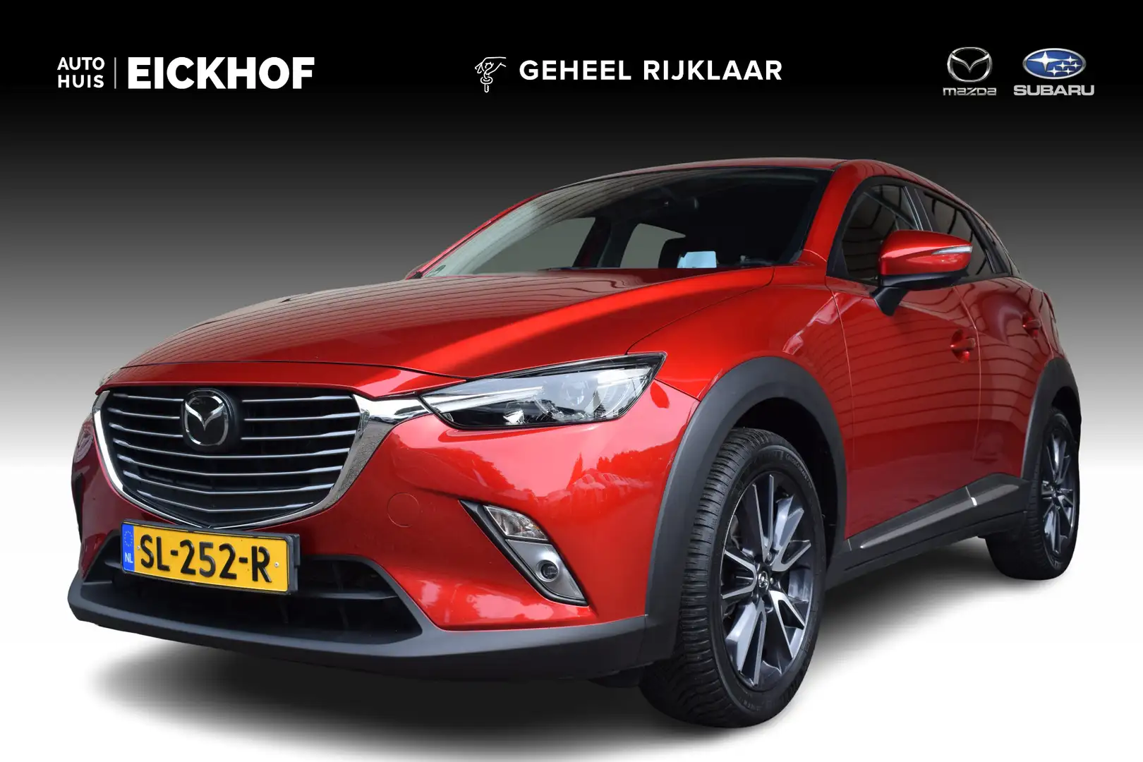 Mazda CX-3 2.0 SkyActiv-G 120 GT-M - Trekhaak - All Season ba Rosso - 1