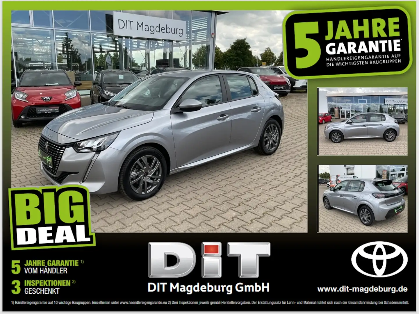 Peugeot 208 1.2 Active Pack CarPlay,DAB,LED,Sitzheizung Gris - 1