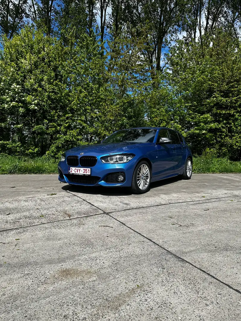 BMW 118 118i Aut. M Sport Bleu - 1