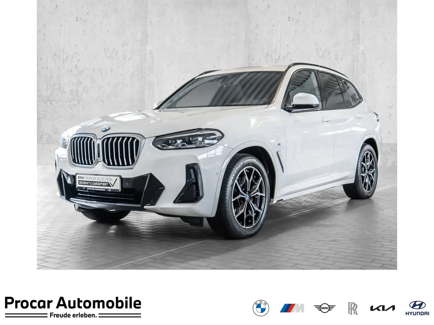 BMW X3 xDrive20d M-Sport Anhängk. Adapt.Fwk Harman/K. Weiß - 1