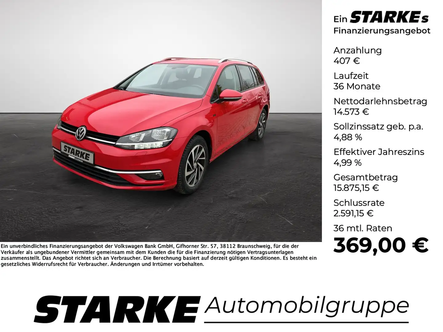 Volkswagen Golf Variant 1.0 TSI Join Rot - 1