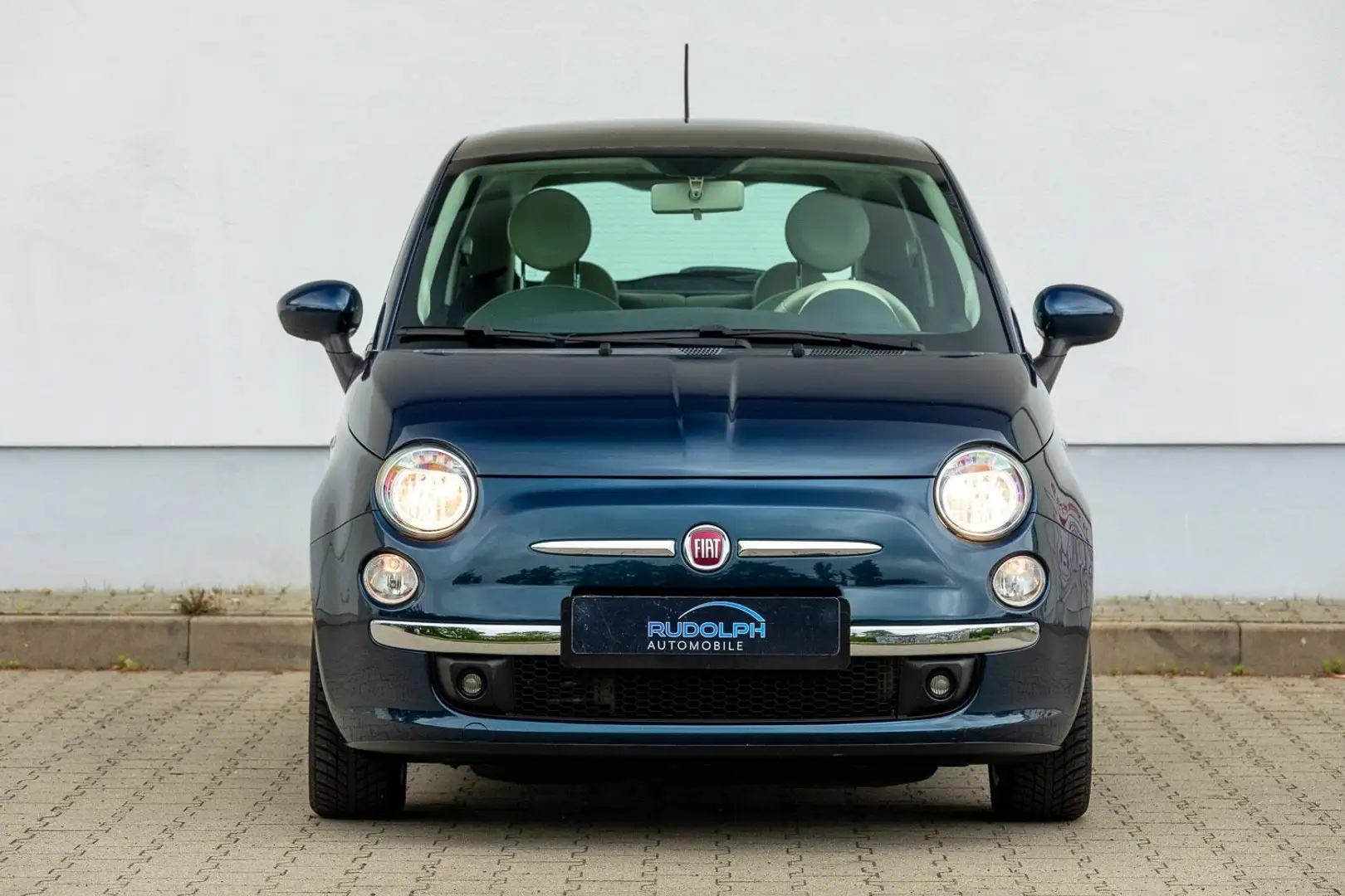 Fiat 500 1,2 PANORAMA °TÜV NEU °GARANTIE Bleu - 2