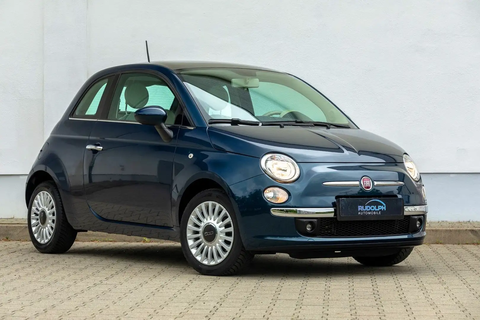 Fiat 500 1,2 PANORAMA °TÜV NEU °GARANTIE Bleu - 1