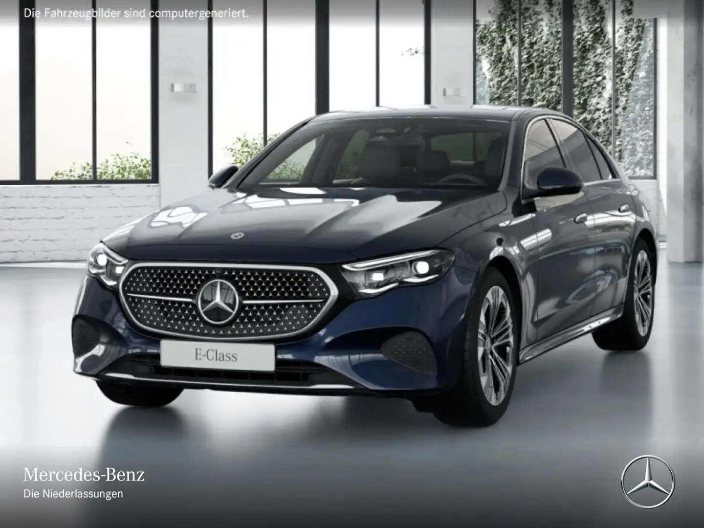 Mercedes-Benz E 300 e Avantgarde 360° Distr. AHK Sitzklima PTS Blau - 2