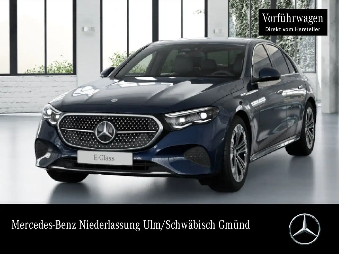 Mercedes-Benz E 300 e Avantgarde 360° Distr. AHK Sitzklima PTS Blau - 1