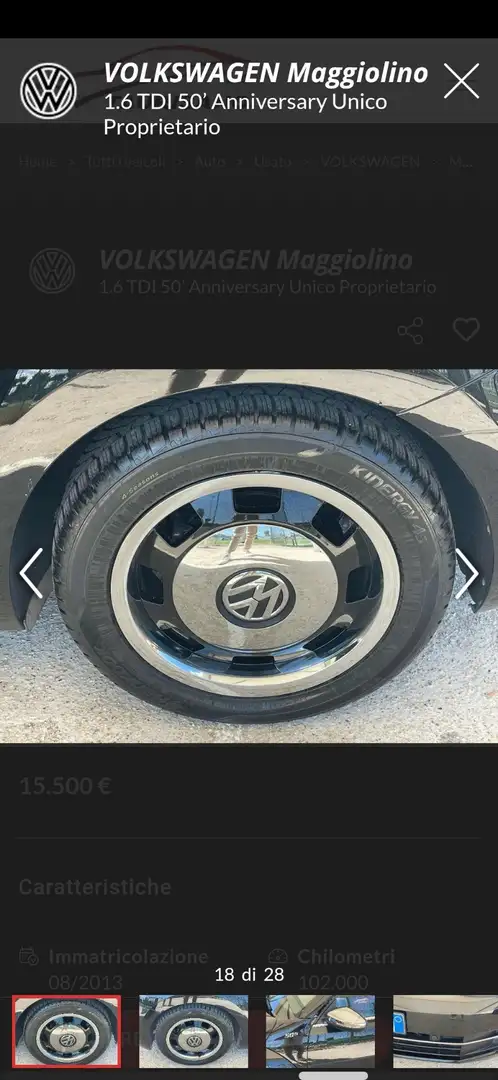 Volkswagen Maggiolino Cabrio 1.6 tdi Design 105cv - 1