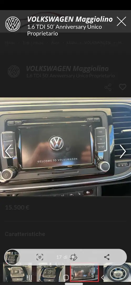 Volkswagen Maggiolino Cabrio 1.6 tdi Design 105cv - 2