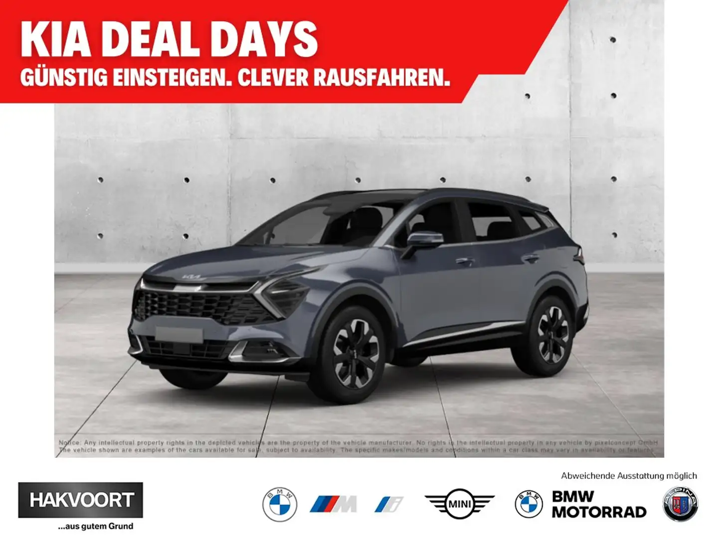 Kia Sportage 1.6T 2WD DCT NIGHTLIN Nightline Edition❗️Sofort-Ve Grau - 1