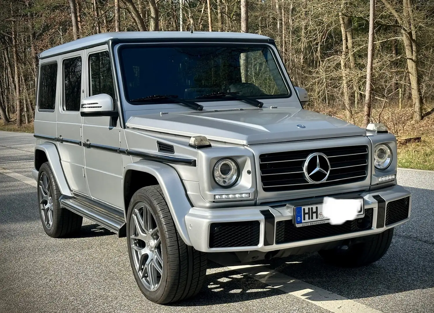 Mercedes-Benz G 500 AMG V8 Junge Sterne SD AHK Voll Silber - 1