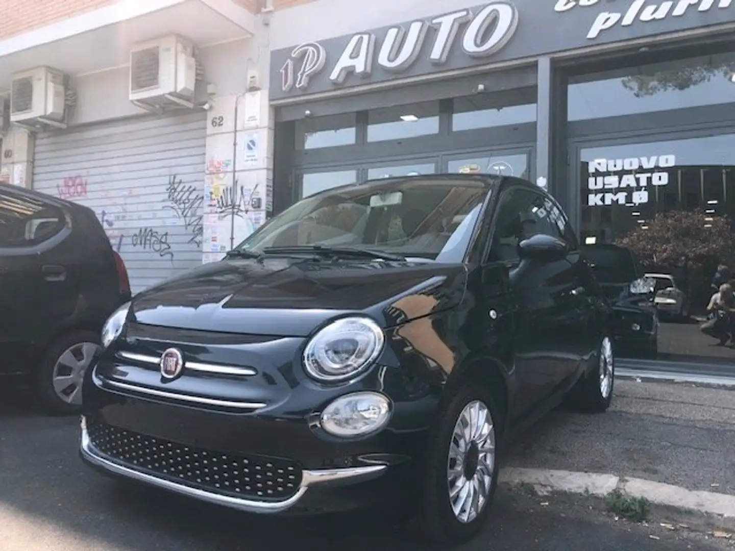 Fiat 500 LOUNGE RESTYLING 2019 TETTO LED ANT POST GAR. 12M Noir - 1