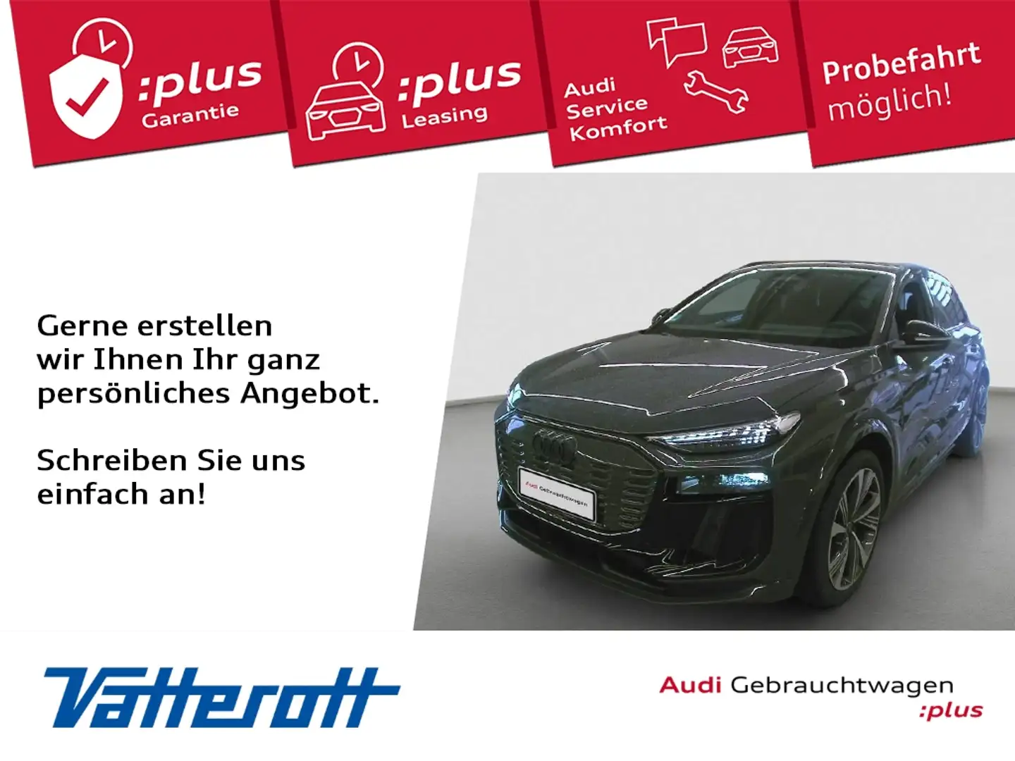 Audi Q6 e-tron quattro S line B&O Matrix HUD ACC Gris - 1
