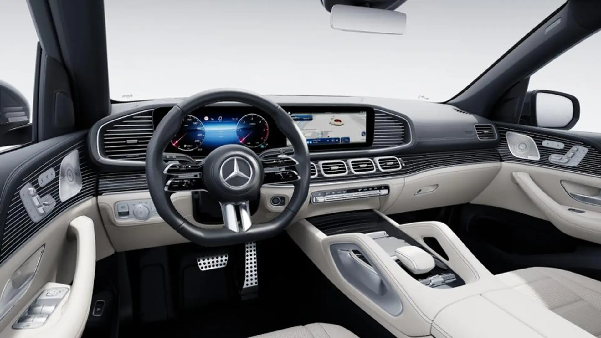 Mercedes-Benz GLS 450 d 4M AMG/MULTIBEAM/AHK/Fahrass/Pano-D/HuD Noir - 2