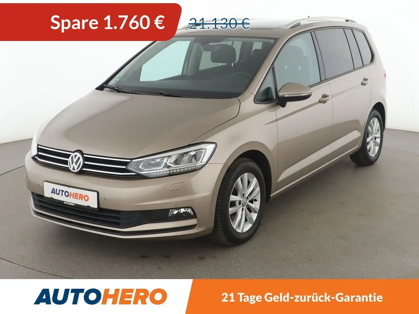Volkswagen Touran 1.4 TSI Comfortline BMT Aut.*NAVI*LED*ACC* Braun - 1
