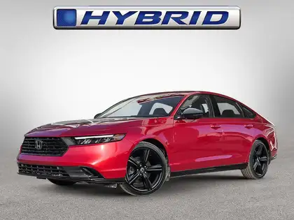Red 2026 Honda Accord Hybrid Sedan Front-Wheel Drive Automatic