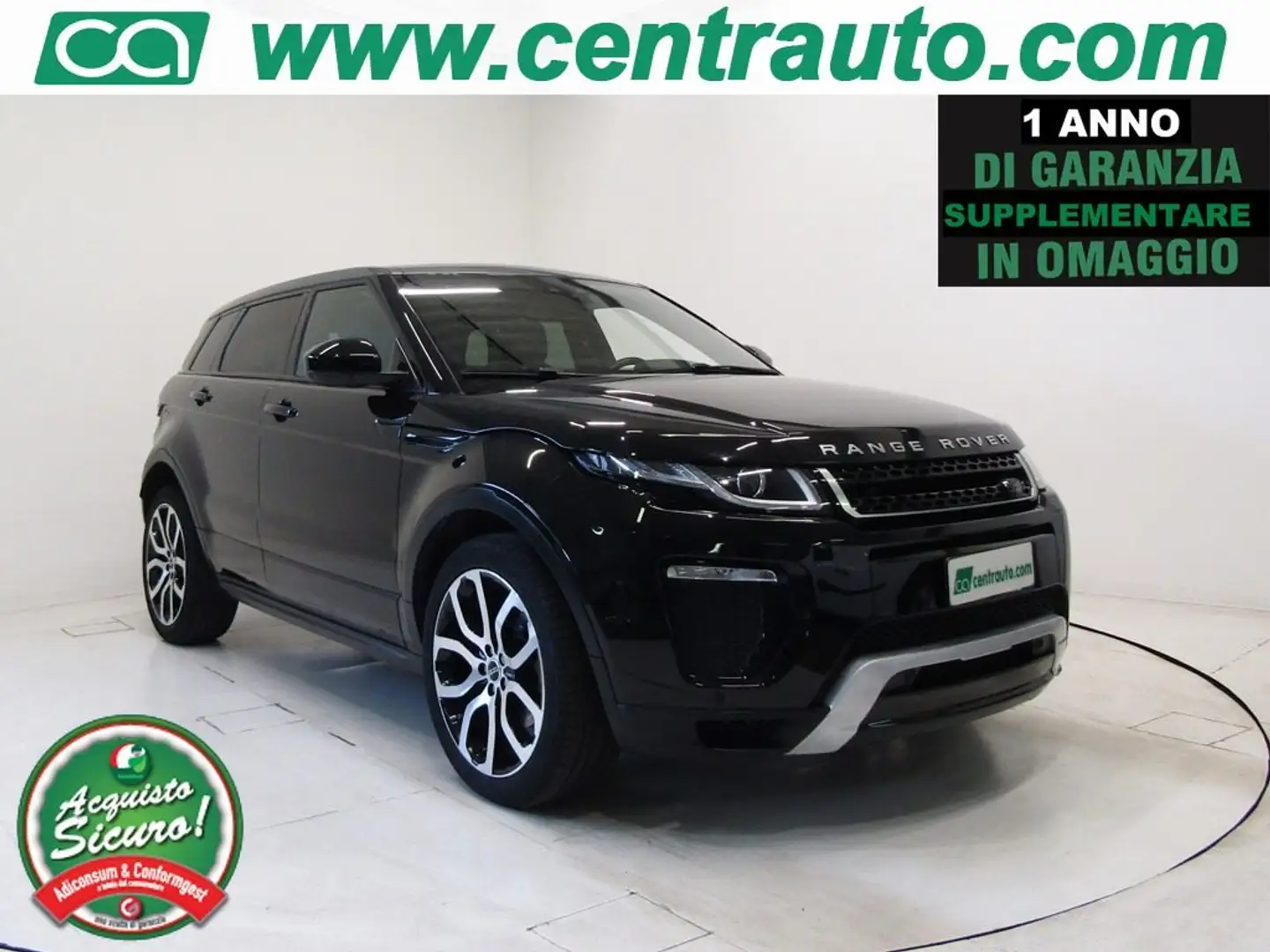 Land Rover Range Rover Evoque 2.0 TD4 5p. Dynamic Aut. AWD * PELLE * Nero - 1