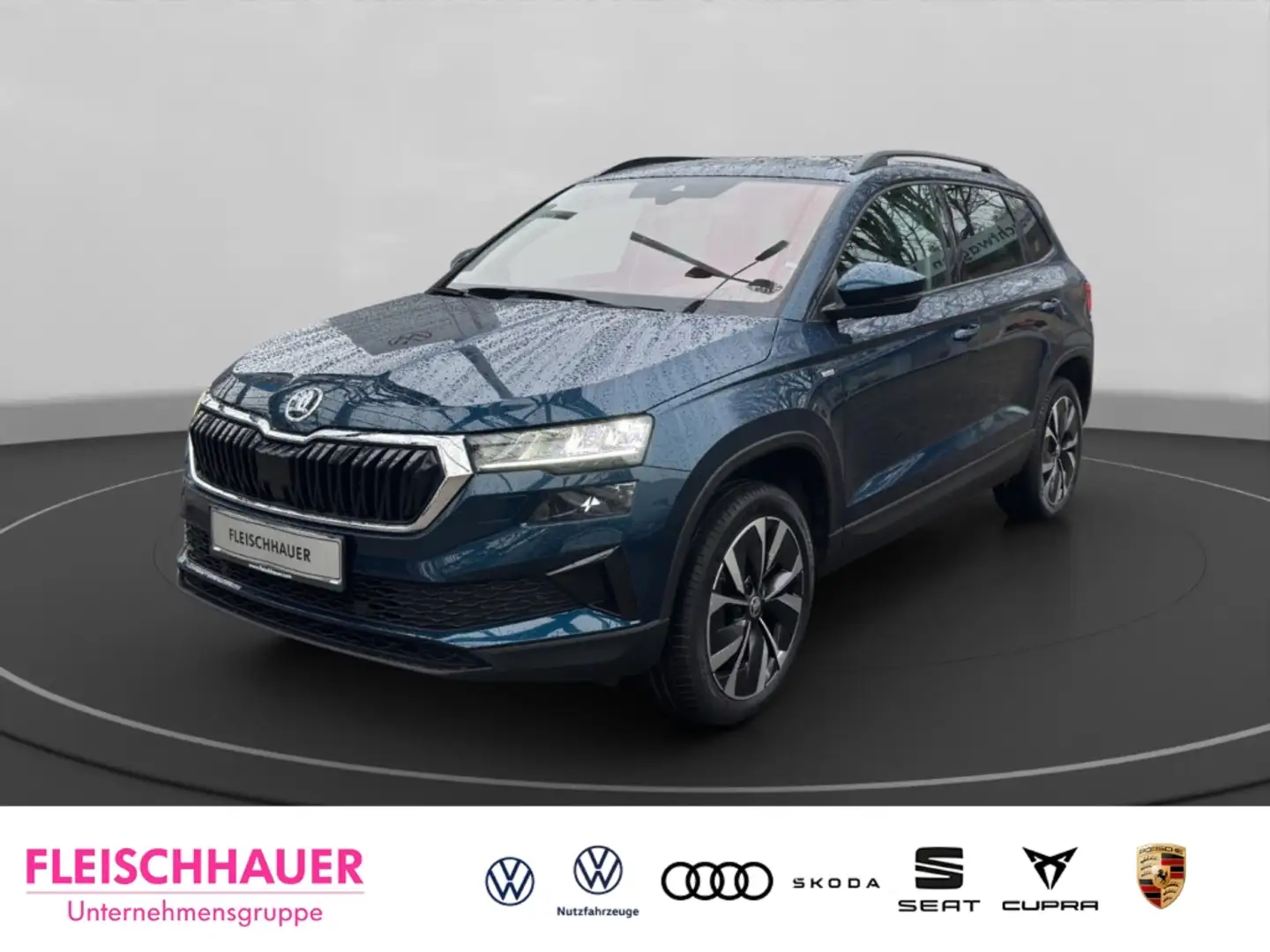 Skoda Karoq Tour 1,5 TSI Navi LED ACC Rückfahrk. Blau - 1
