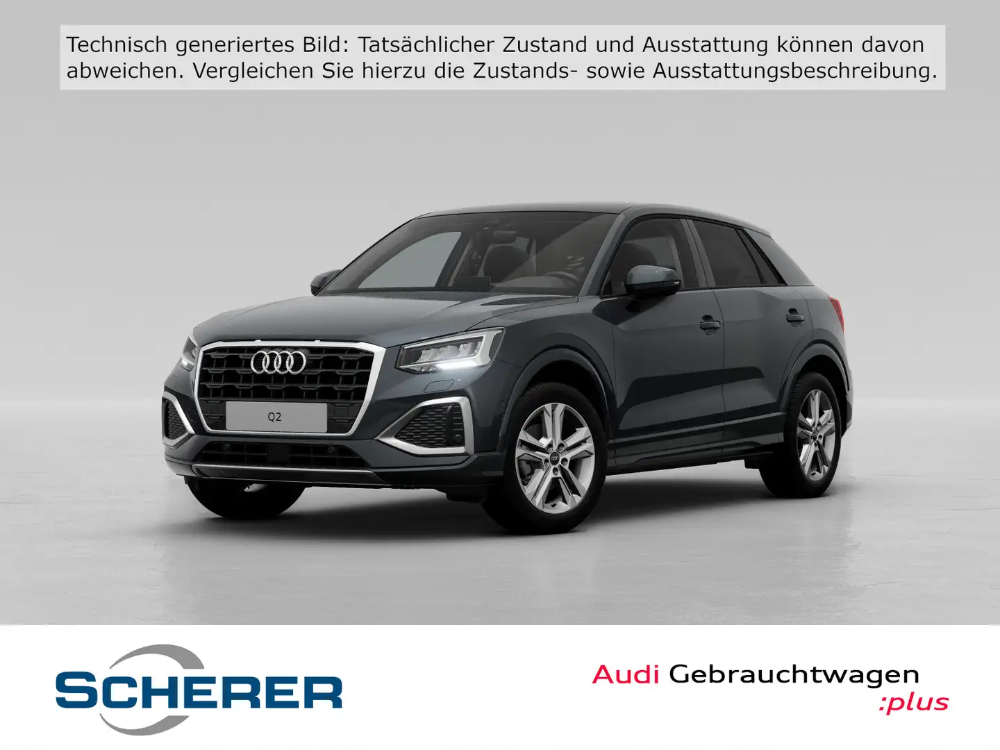 Audi Q2 Advanced 35 TFSI S tronic CARPLAY PANO EPH+ R Grau - 1