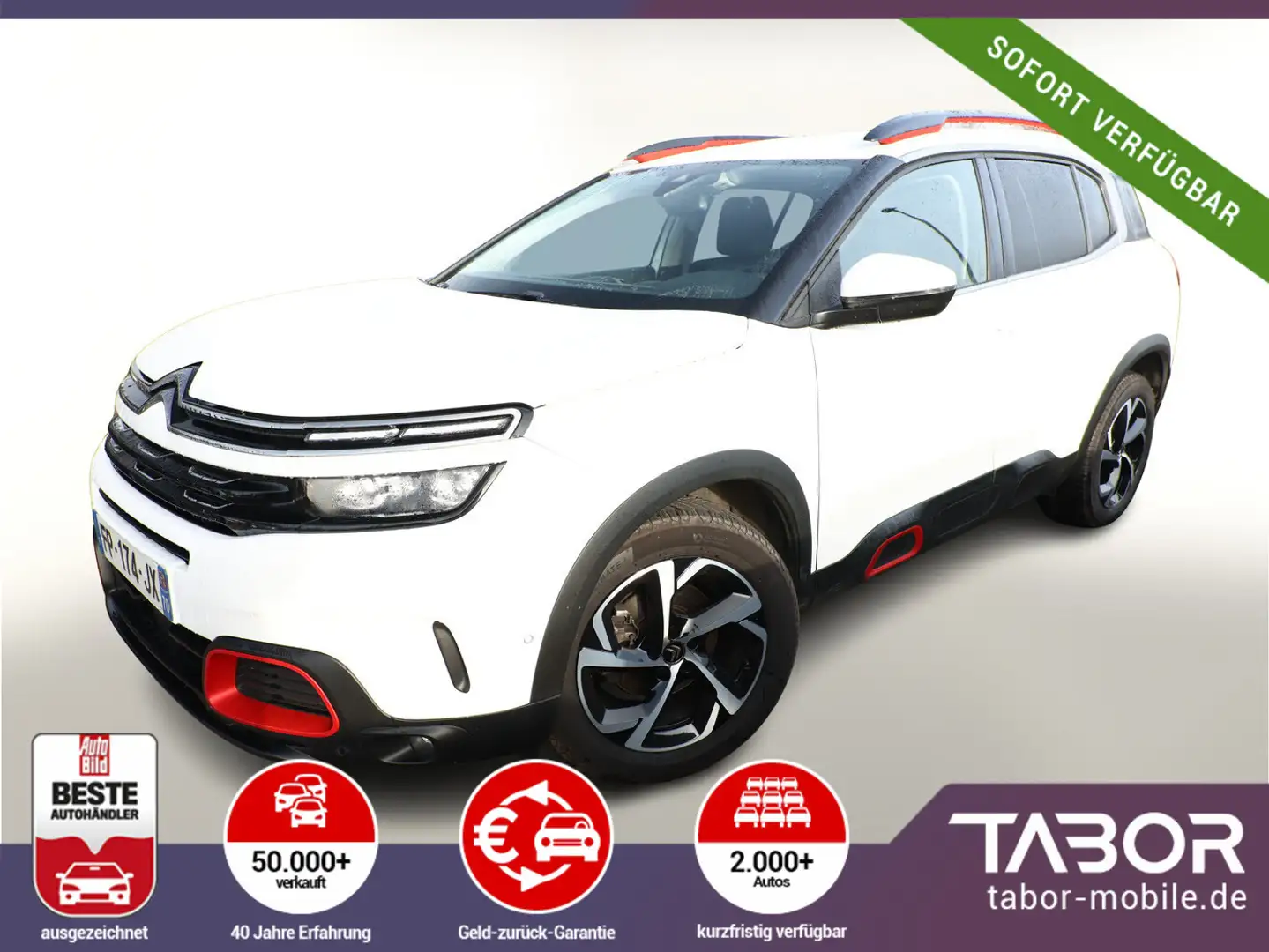 Citroen C5 Aircross 1.2 PureTech 130 Feel Pack Nav ACC Weiß - 1