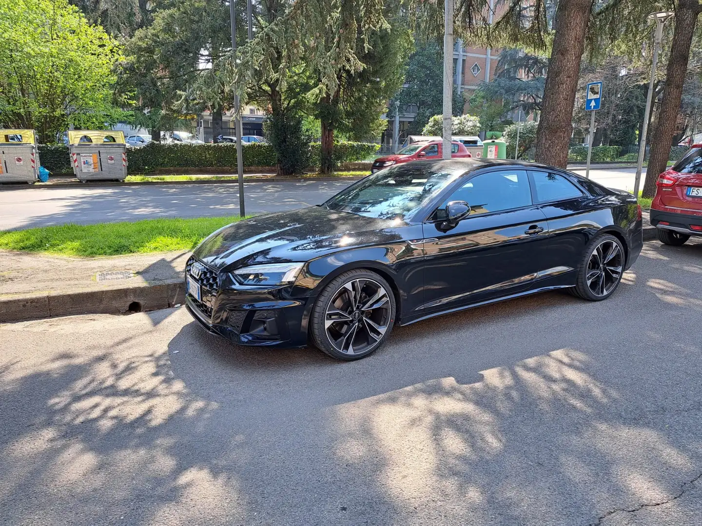 Audi A5 A5  Coupe Coupe 40 2.0 tfsi mhev S line  s-tronic Noir - 2