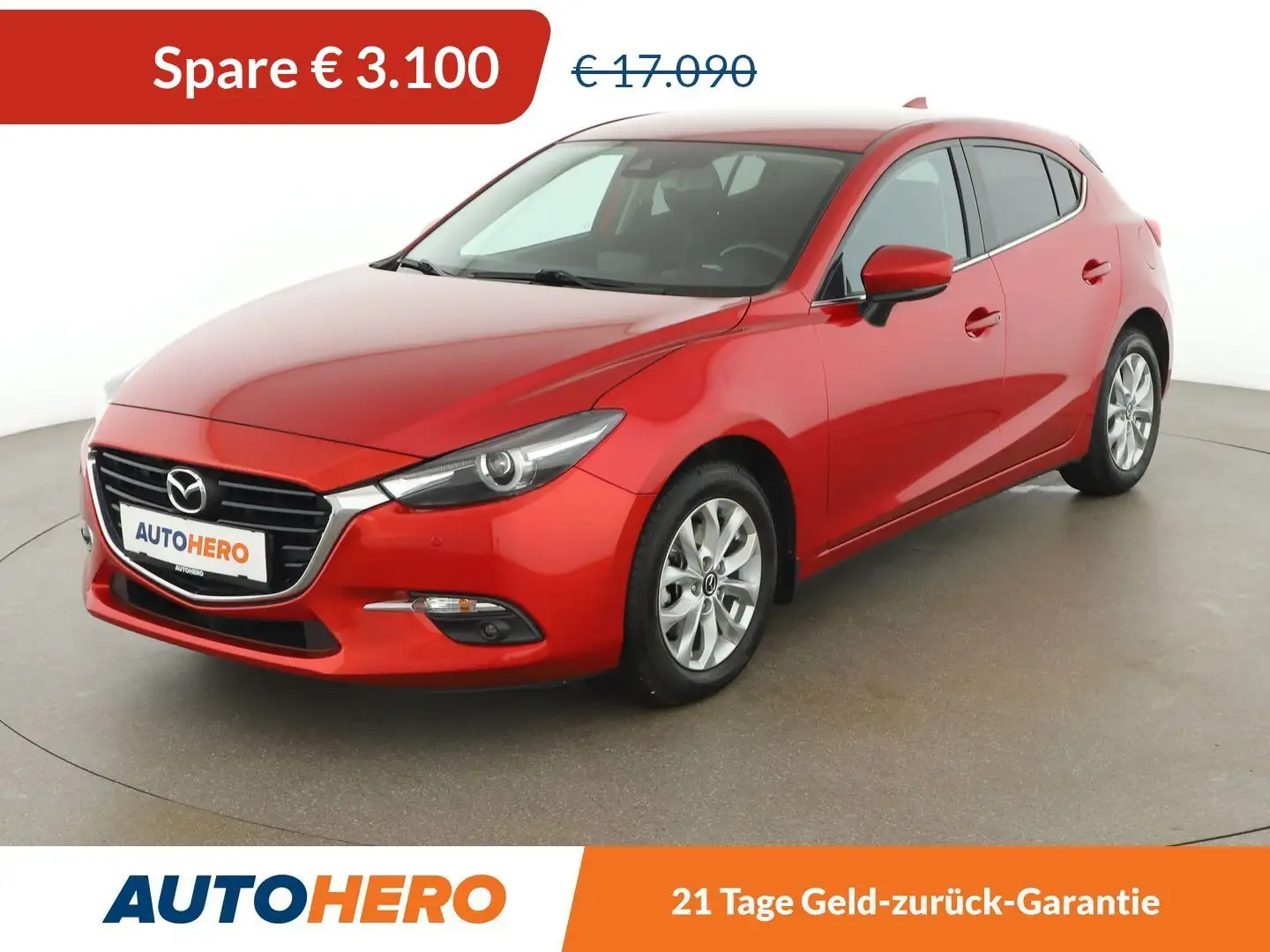 Mazda 3 2.0 Revolution *LED*HUD*TOT*BOSE*TEMPO*SHZ* Rouge - 1