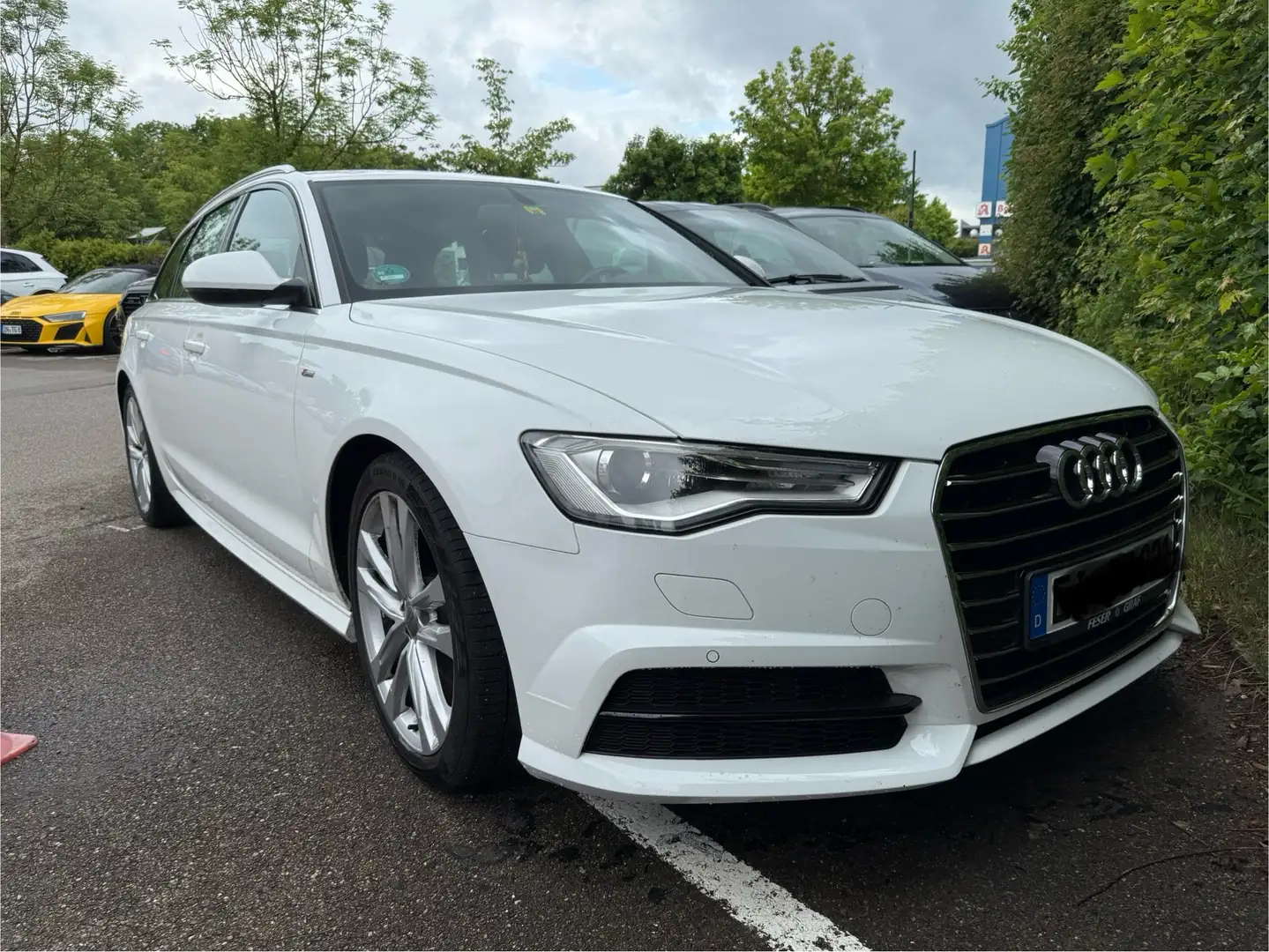 Audi A6 Avant 1.8 TFSI ultra S tronic S-line Weiß - 2
