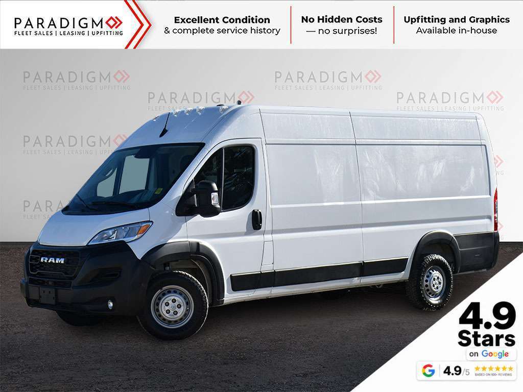White 2025 RAM ProMaster Van  9-Speed Automatic