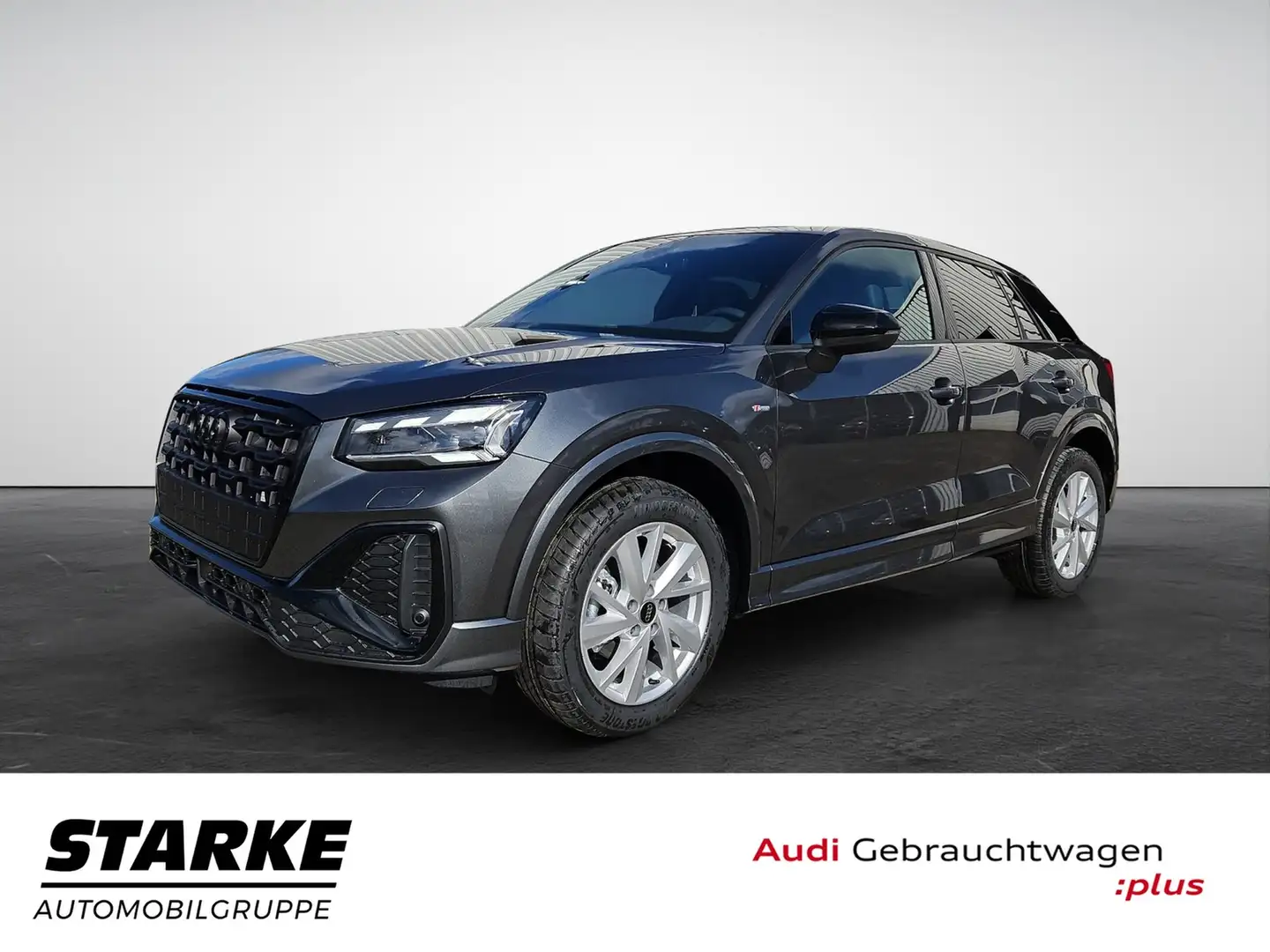 Audi Q2 35 TFSI S tronic S line NaviPlus AHK RFK Matrix... Gris - 2