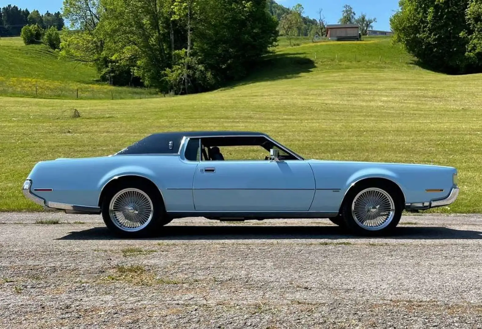 Lincoln Continental Mark IV Top Azul - 2