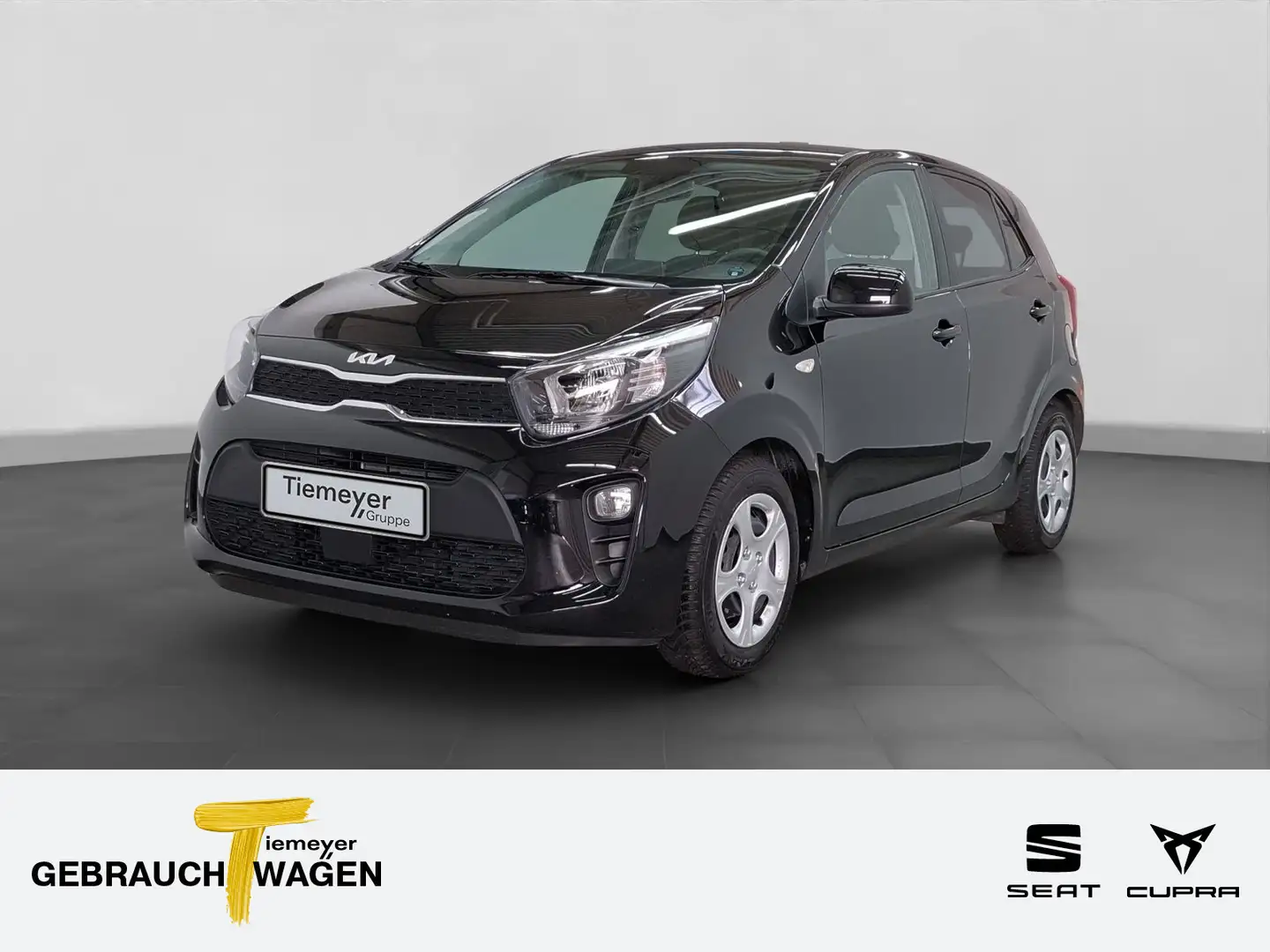 Kia Picanto 1.2 VISION KLIMA NAVI SHZG GJR Schwarz - 1