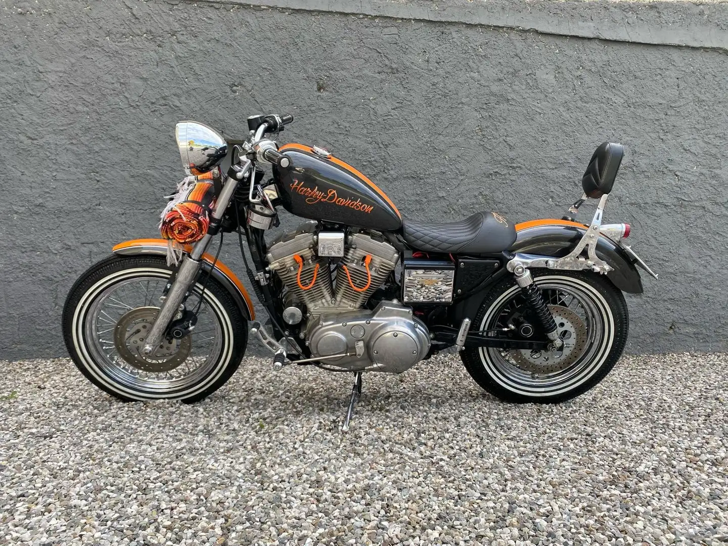 Harley-Davidson Sportster 883 xl Hugger Portocaliu - 1