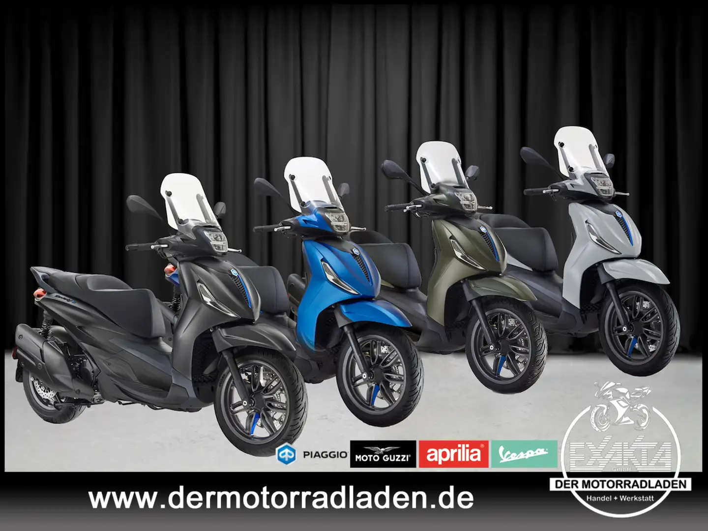 Piaggio Beverly 400 Beverly 400 SPORT E5+ // VERSAND BUNDESWEIT Gris - 1