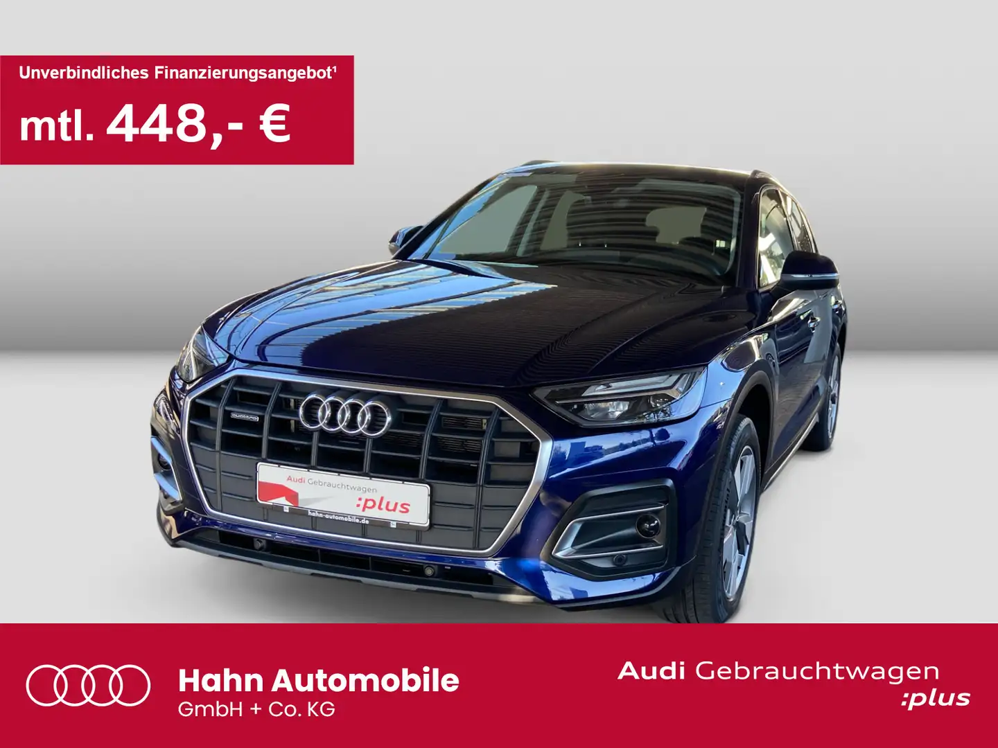 Audi Q5 50 TFSIe quattro S tronic AHK Cam Navi Blau - 1