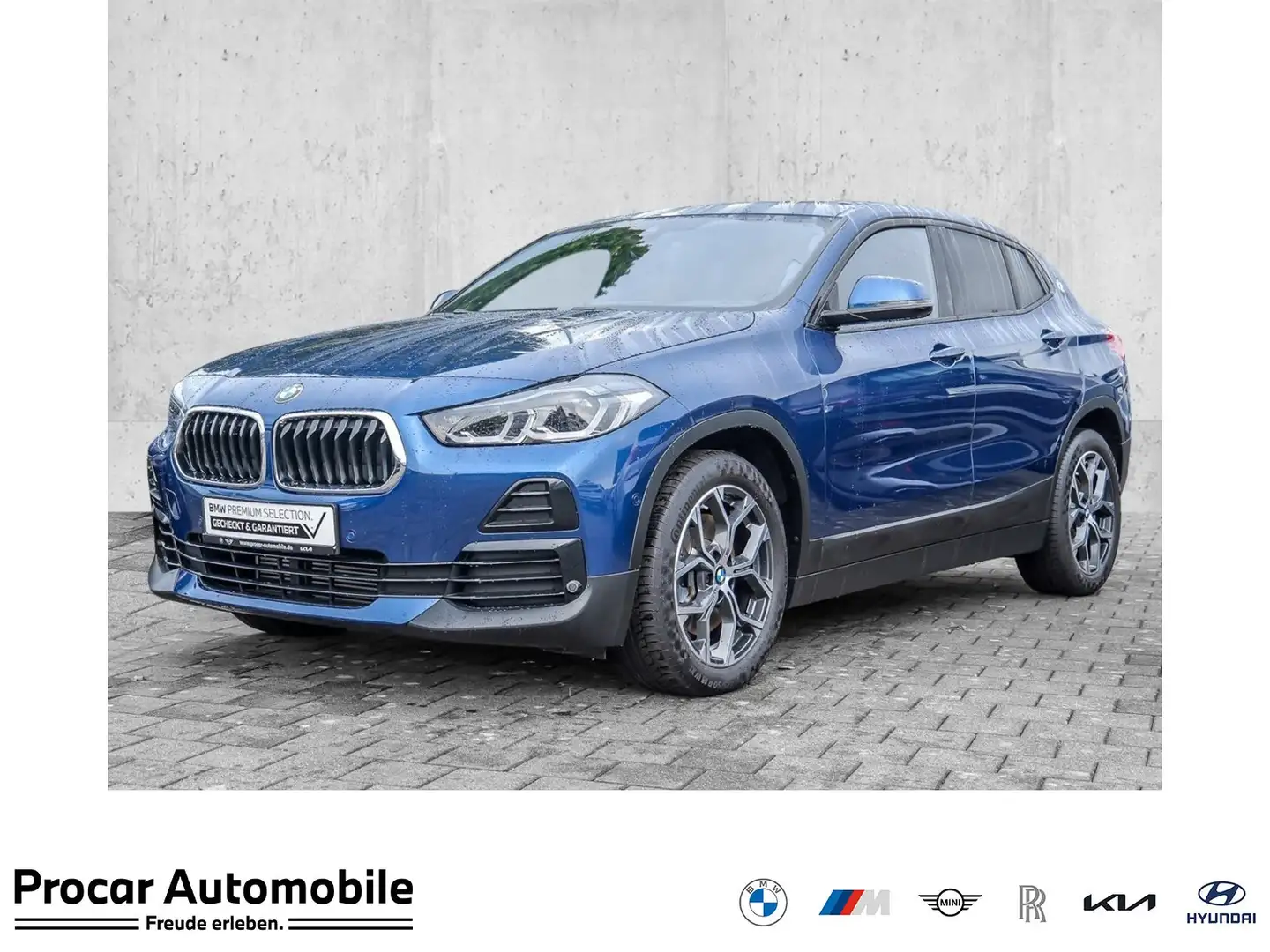 BMW X2 sDrive20d HUD PANO ACC NAVI LED PDC V+H LM Blau - 1