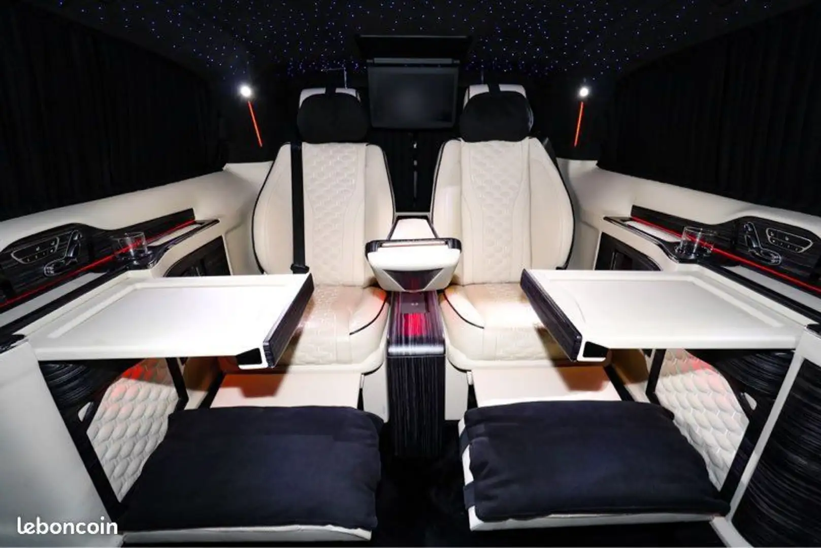 Mercedes-Benz V Mercedes V300d 4 matic full VIP Noir - 2