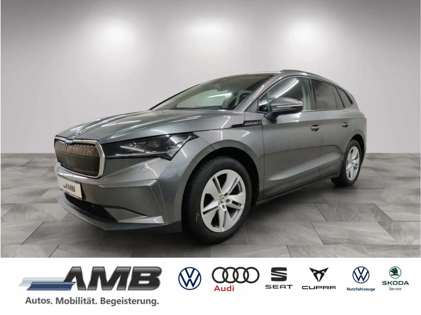 Skoda Enyaq 60 Suite/AHK/Matrix/ACC/Navi/Leder/Sitzhzg Gris - 1
