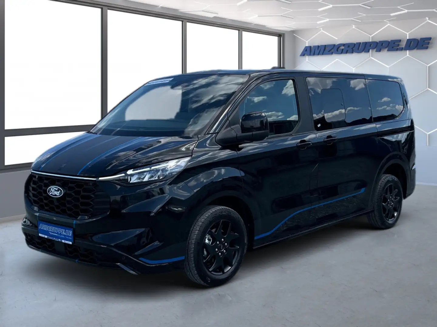 Ford Tourneo Custom Sport L1 AT 5J.*Gar.+ACC+Kamera+Winterpak Černá - 2